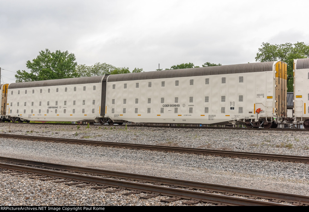 COER 900645, Auto-Max II Autorack Car on the NSRR